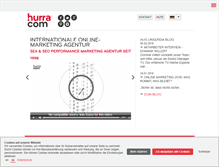 Tablet Screenshot of hurra.com